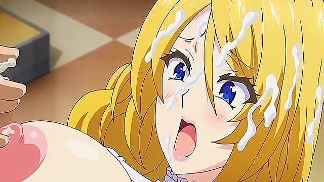 Platform of Domination 2 - Huge titty anime teacher is blackmailed and facialed