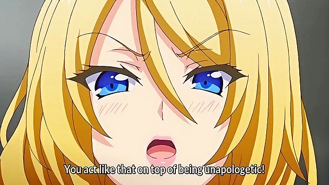 Platform of Domination 2 - Huge titty anime teacher is blackmailed and facialed