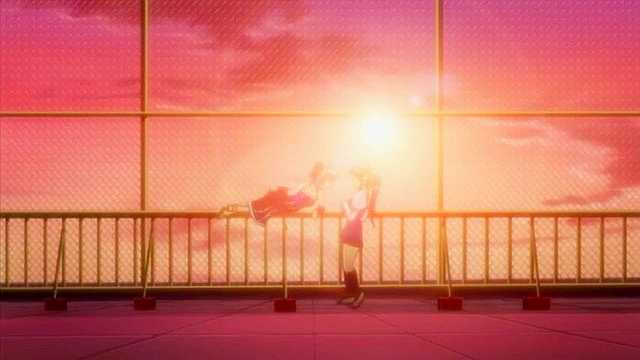 Busty teen futanari fucks a schoolgirl's mouth and asshole