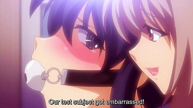 Busty teen futanari fucks a schoolgirl's mouth and asshole