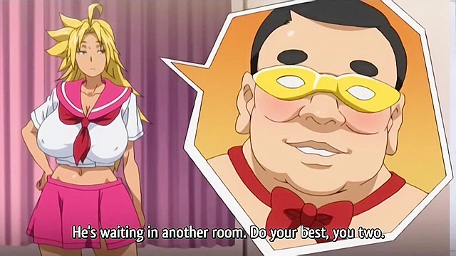 Anime schoolgirls turned pro whores have a strapon lesbian orgy