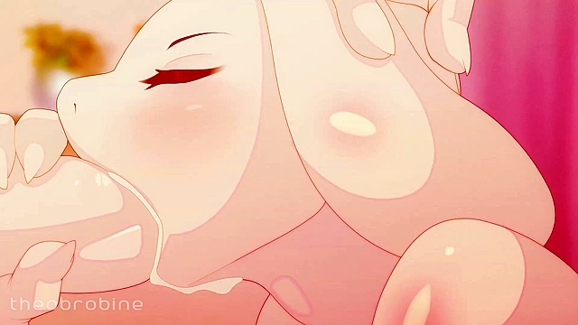 Busty furry milf toriel sucks dicks and then spreads for a huge fat cock