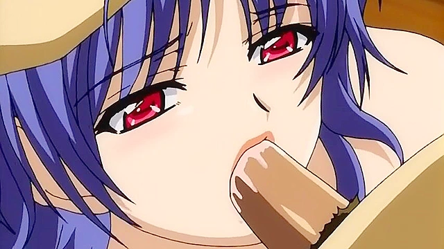 Hentai Redhead with huge tits gets fucked raw in her virgin pussy and asshole