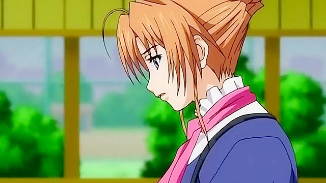 Hentai Redhead with huge tits gets fucked raw in her virgin pussy and asshole