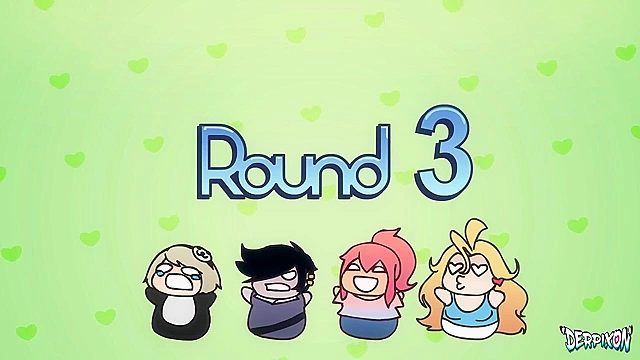 Party Games - Girls face fucked and doggy style banged by bunny monster