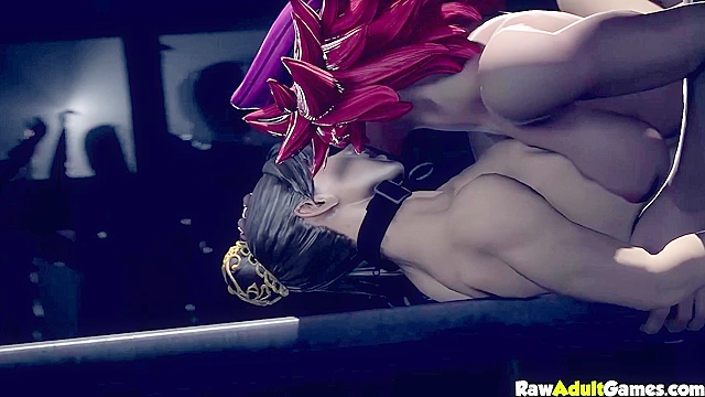 Street Fighter girl beats fighter and then forces her to lick pussy