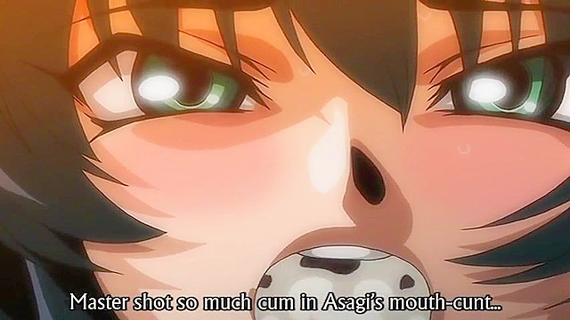 Anti-Demon Ninja Asagi Bonus Episode - Slave slut begs for cock in her mouth
