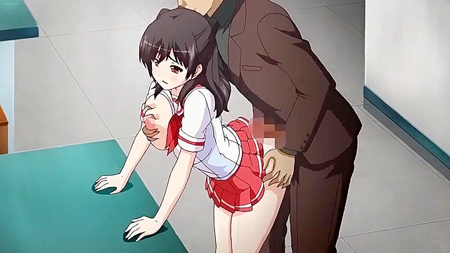 My Uncle 2 - Busty anime schoolgirl gets banged by teacher in classroom