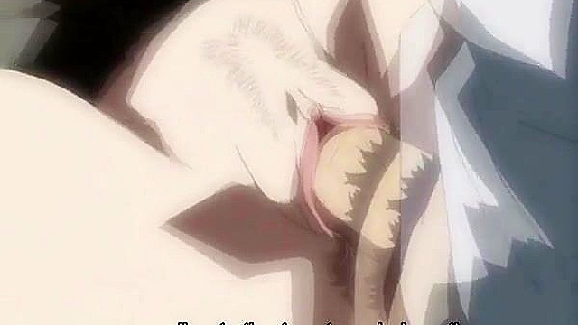 Teen guy sprays his hot load on girlfriends face then she rides his cock in hentai sex