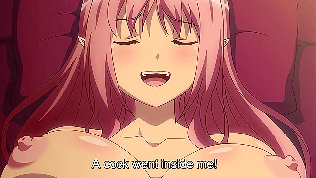 Holy Knight Ruvyrias 1 - Busty demon elf gets rough fucked in the woods and creampied