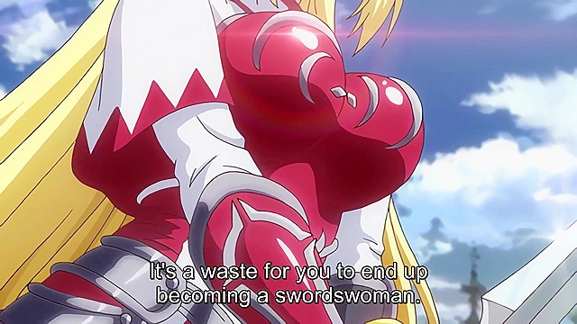 Holy Knight Ruvyrias 1 - Busty demon elf gets rough fucked in the woods and creampied