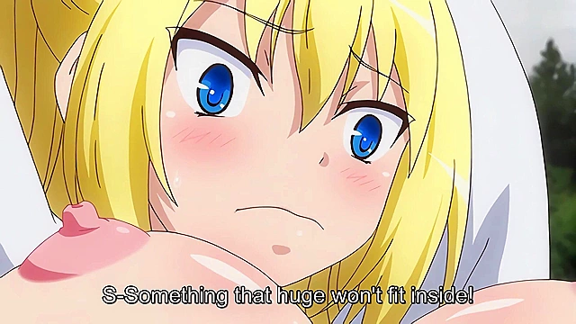 Holy Knight Ruvyrias 1 - Busty demon elf gets rough fucked in the woods and creampied