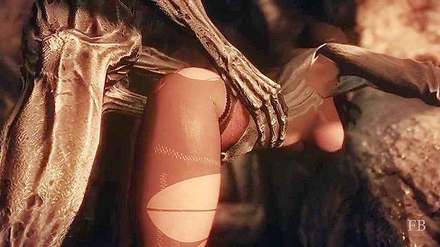 Ava the Last Blade 2 - Zombie knocks out boyfriend then roughly fucks his girlfriend