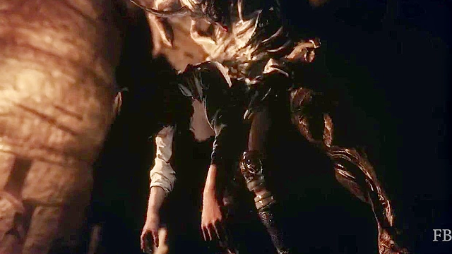 Ava the Last Blade 2 - Zombie knocks out boyfriend then roughly fucks his girlfriend