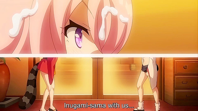 Hyakkiya Detective Office 3 - Catgirl gets creampied by big dicked futanari