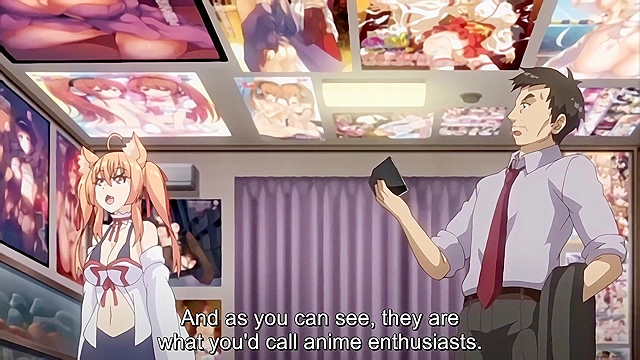 Hyakkiya Detective Office 3 - Catgirl gets creampied by big dicked futanari