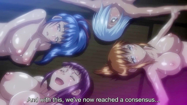 Girls Lacrosse Club 5 - Hentai coach gives schoolgirls the impregnating piston fuck