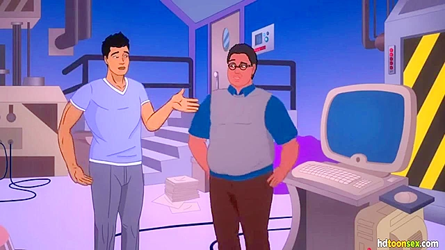 Savita Bhabhi - Busty mature cartoon indian woman sucks the dick of two young guys