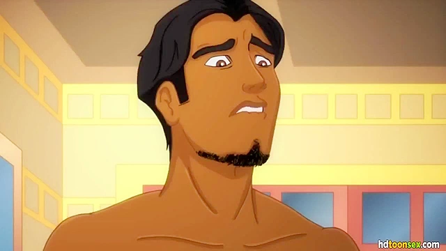 Savita Bhabhi - Busty mature cartoon indian woman sucks the dick of two young guys