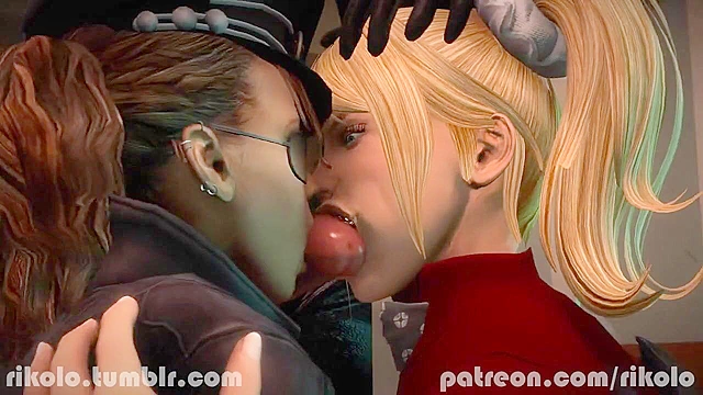 Dirty futanari cops tag team fuck a blonde hottie while in jail