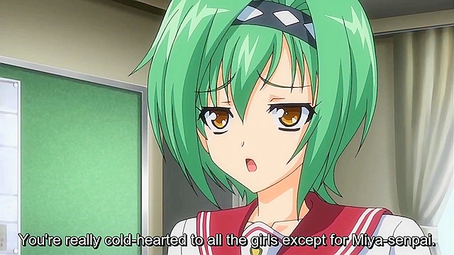 Oppai Heart 2 - Pregnant anime schoolgirl gets creampied while her tits leak