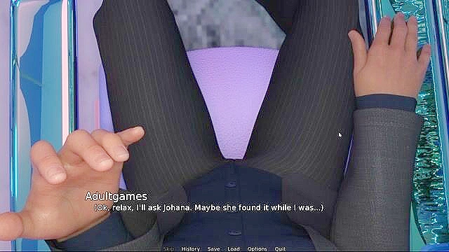 Deepthroating cock in an airplane bathroom with a 3d stranger