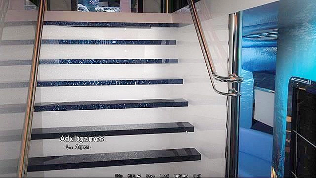 Deepthroating cock in an airplane bathroom with a 3d stranger