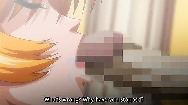 Ogres roughly face fuck a hentai girl and shoot their cum down her throat