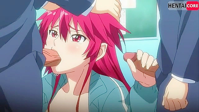 Dinner for Vampire (english dubs) - Succubus vampire is gangbanged in school class