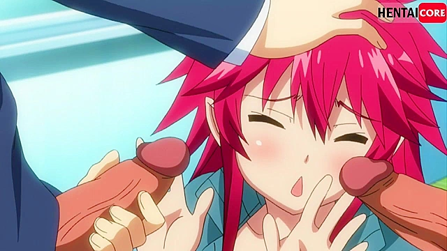 Dinner for Vampire (english dubs) - Succubus vampire is gangbanged in school class