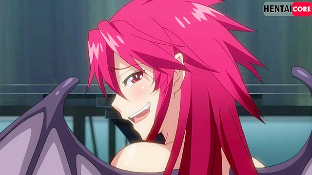 Dinner for Vampire (english dubs) - Succubus vampire is gangbanged in school class