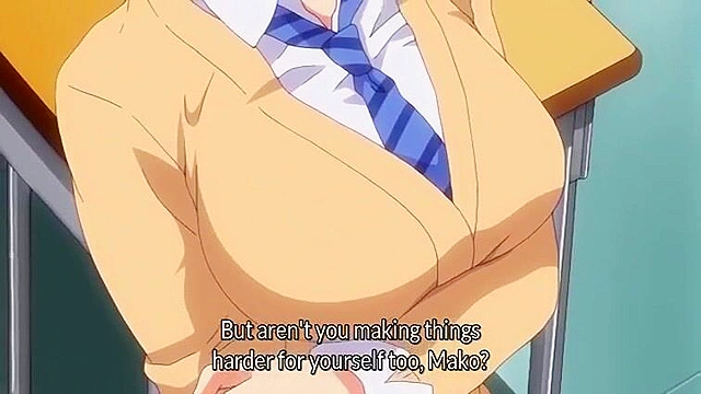 Mako-chan's Development Diary 2 - Busty teen fucked by bro in front of sleeping boyfriend