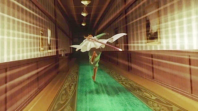 Rance Quest for Hikari 3 - Swimsuit girl gives a rough handjob and public fuck