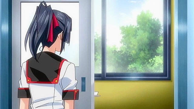 Last Waltz 1 - Busty maid gives her first blowjob and titty fuck then gets massive hentai cum facial