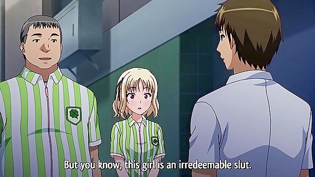 JK and Manager 5 - Ugly bastard blackmails and creampies his hot sister