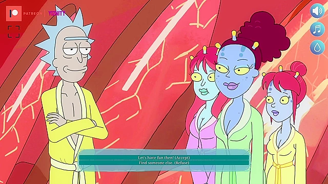 Rick and Unity Sex Animations Hentai Game [Rick's Lewd Universe] by Viz