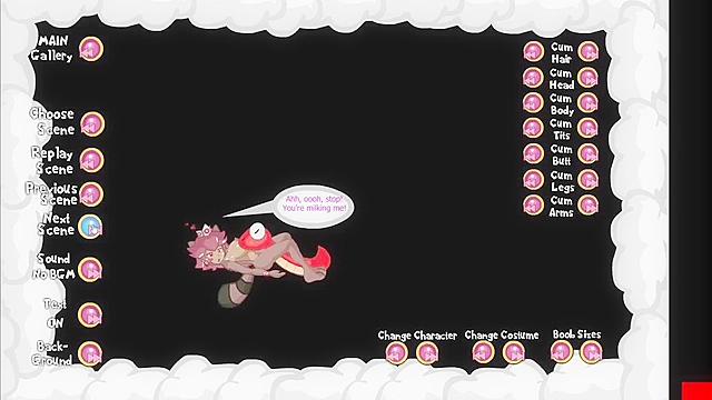 Busty brown princess from mario fucks all the monsters