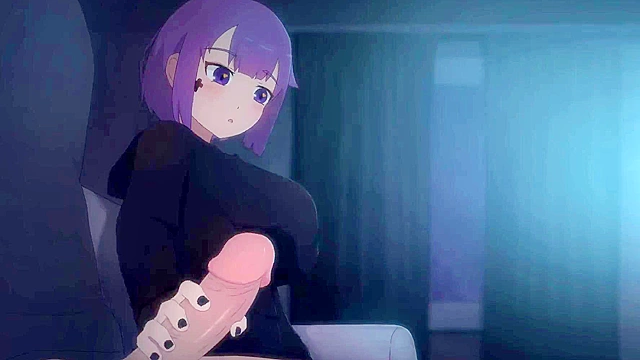 Cartoon gamer girl gets her big titties used for fuck and facial