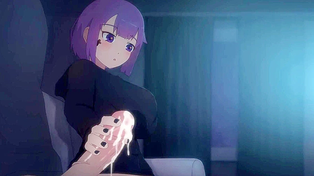 Cartoon gamer girl gets her big titties used for fuck and facial