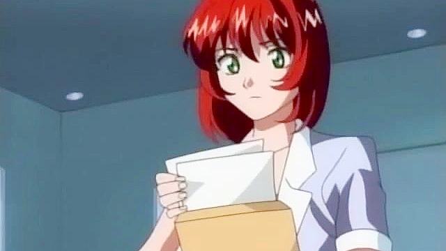 Redhead anime girl gets eaten out by old man and then is fucked deep