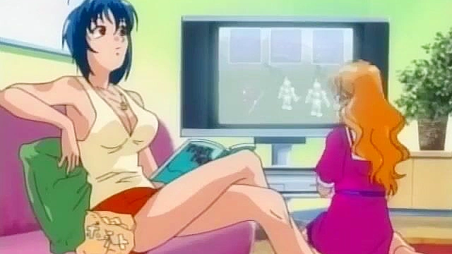 Redhead anime girl gets eaten out by old man and then is fucked deep