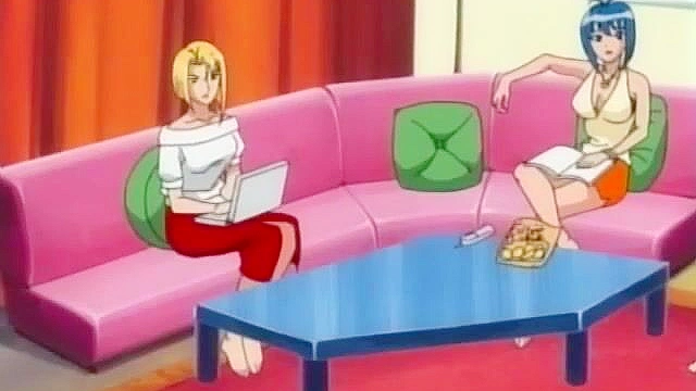 Redhead anime girl gets eaten out by old man and then is fucked deep