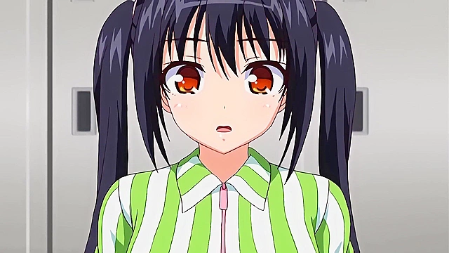 JK and Manager 2 - Busty anime teen fucked by pervert manager in bathroom