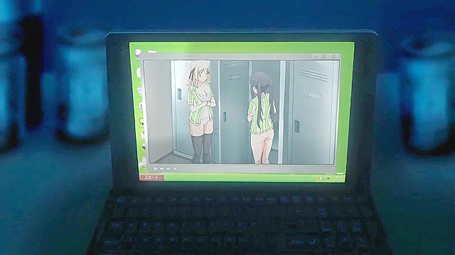 JK and Manager 2 - Busty anime teen fucked by pervert manager in bathroom