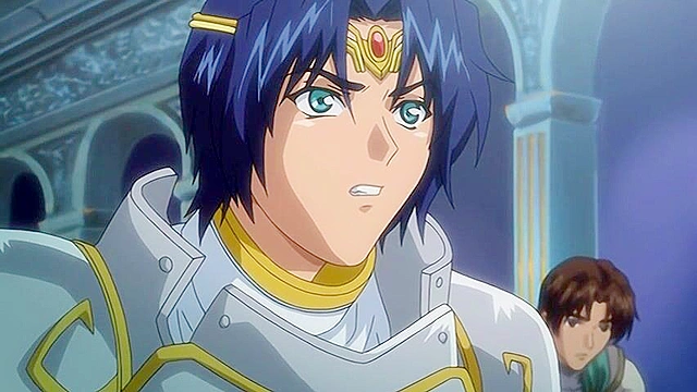 Redhead princess is on her knees pleasing her master