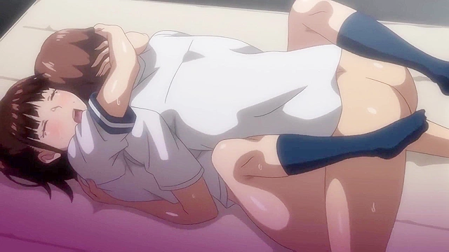 Class Rep Believes in the Hypnosis App 1 - Busty hentai schoolgirl uses app to fuck student