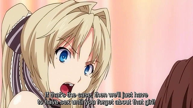 Lucky guy inherits a mansion and anime sex slaves for groupsex