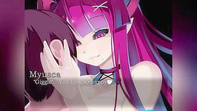 Demon succubus babe kissing and draining life - ASMR
