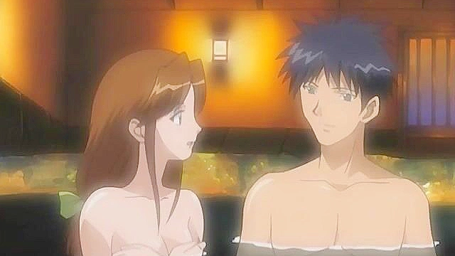 Spa of Love 2 - Young anime housewife is gangbanged at the spa