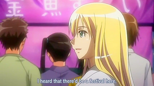 Dirty anime sister talks nasty to her brother and gives him a blowjob and facial